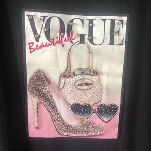 Glitzy Vogue back Tshirt